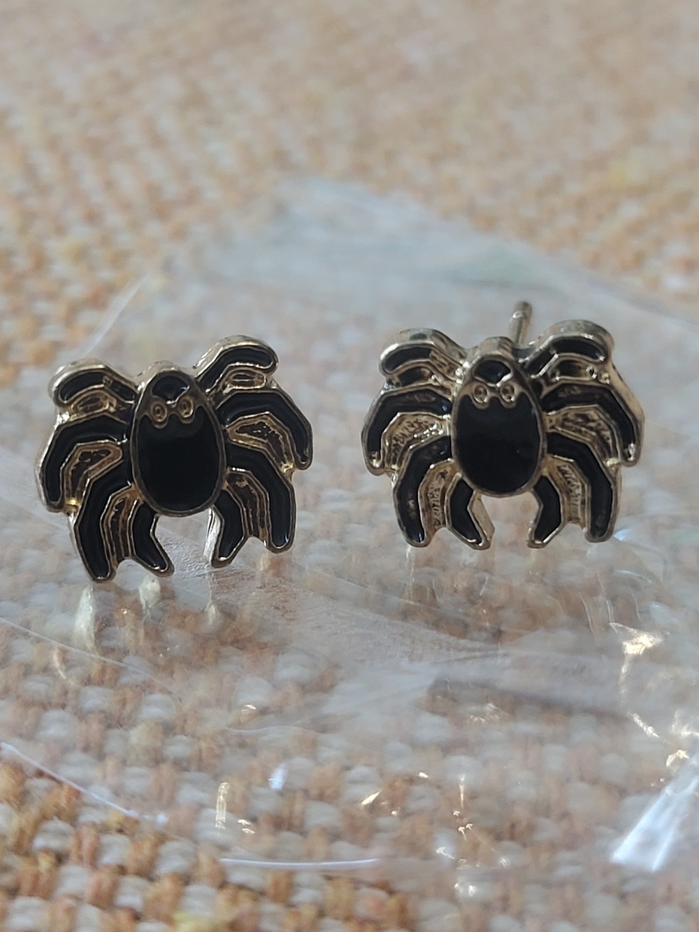 Black Spider Stud Earrings - HALLOWEEN Women Jewelry